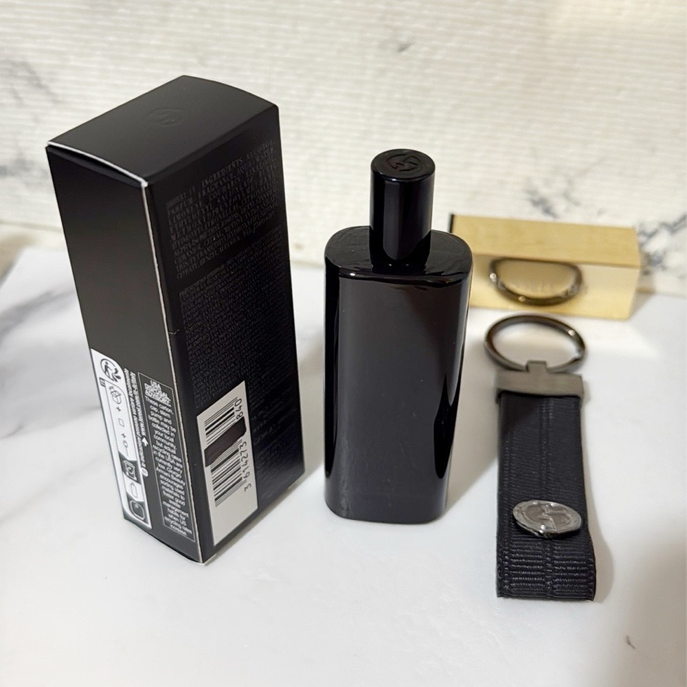 Giorgio Armani Code Parfum with Black Ribbed Keychain - Picture 10 of 12